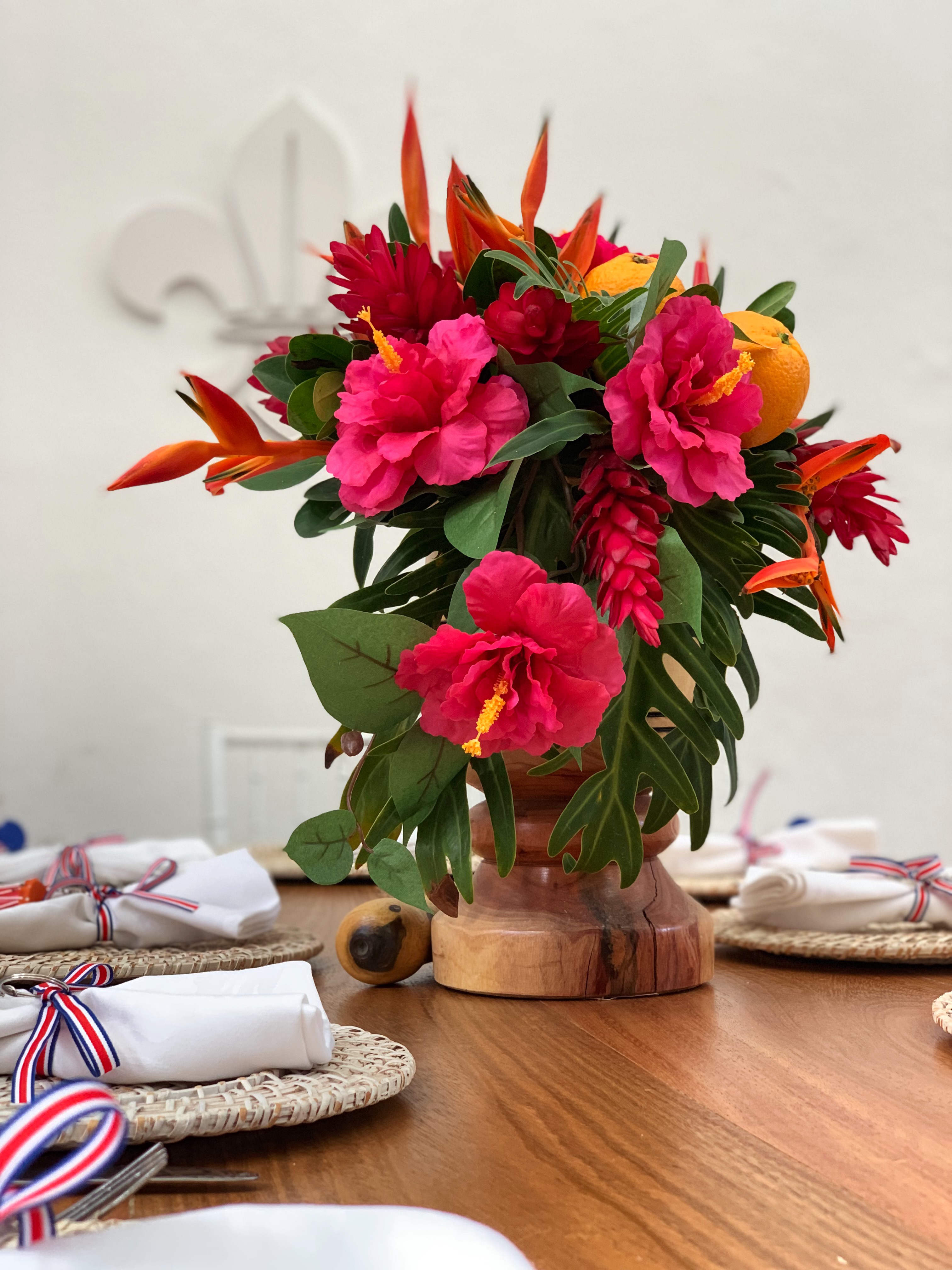 Decoración tropical